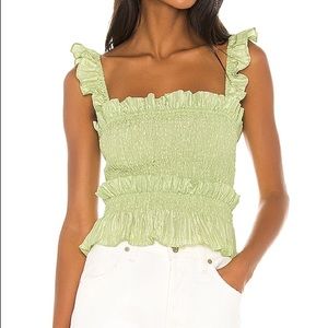 Elissa Top Green LPA XXS NWT